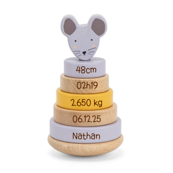 Tour à empiler - Souris - Trixie Baby