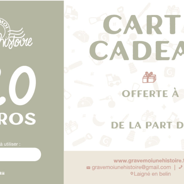 Carte cadeau