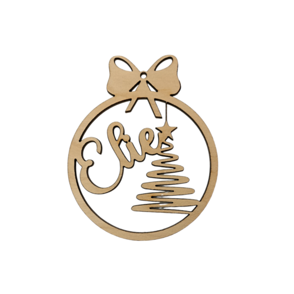 Boule de Noël – ”Sapin Stylisé”