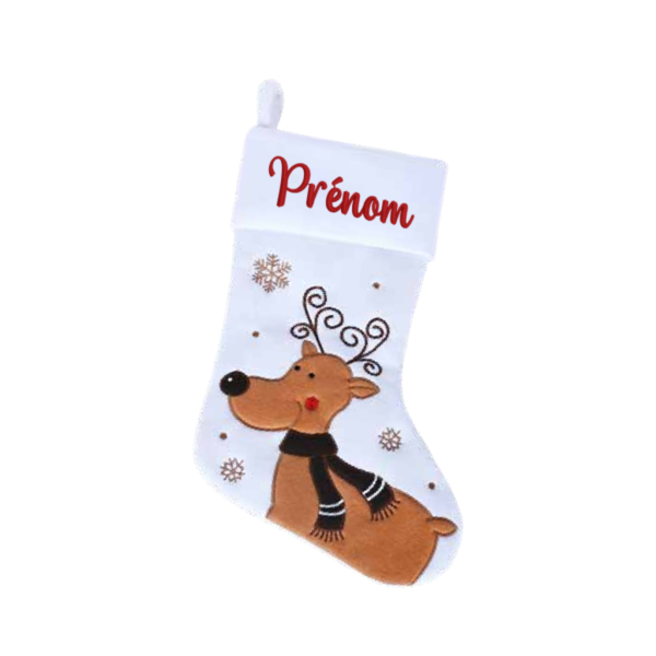 Chaussette de Noël – ”Rennes”