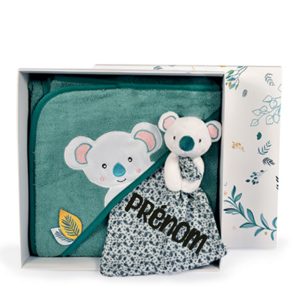 Coffret Cape de bain et Doudou - Yoca