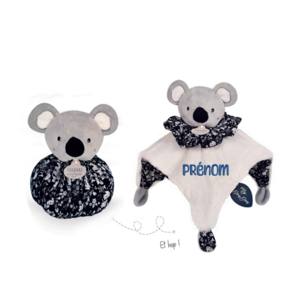 Doudou boule - Doudou Koala gris