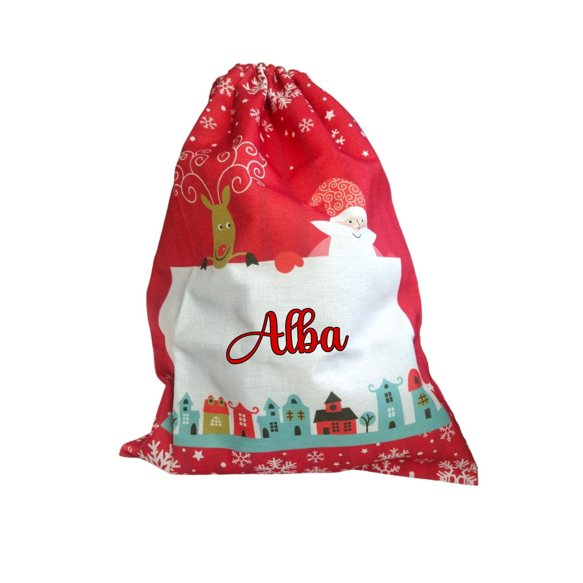 Hotte du Père Noël - Rouge – Image 2