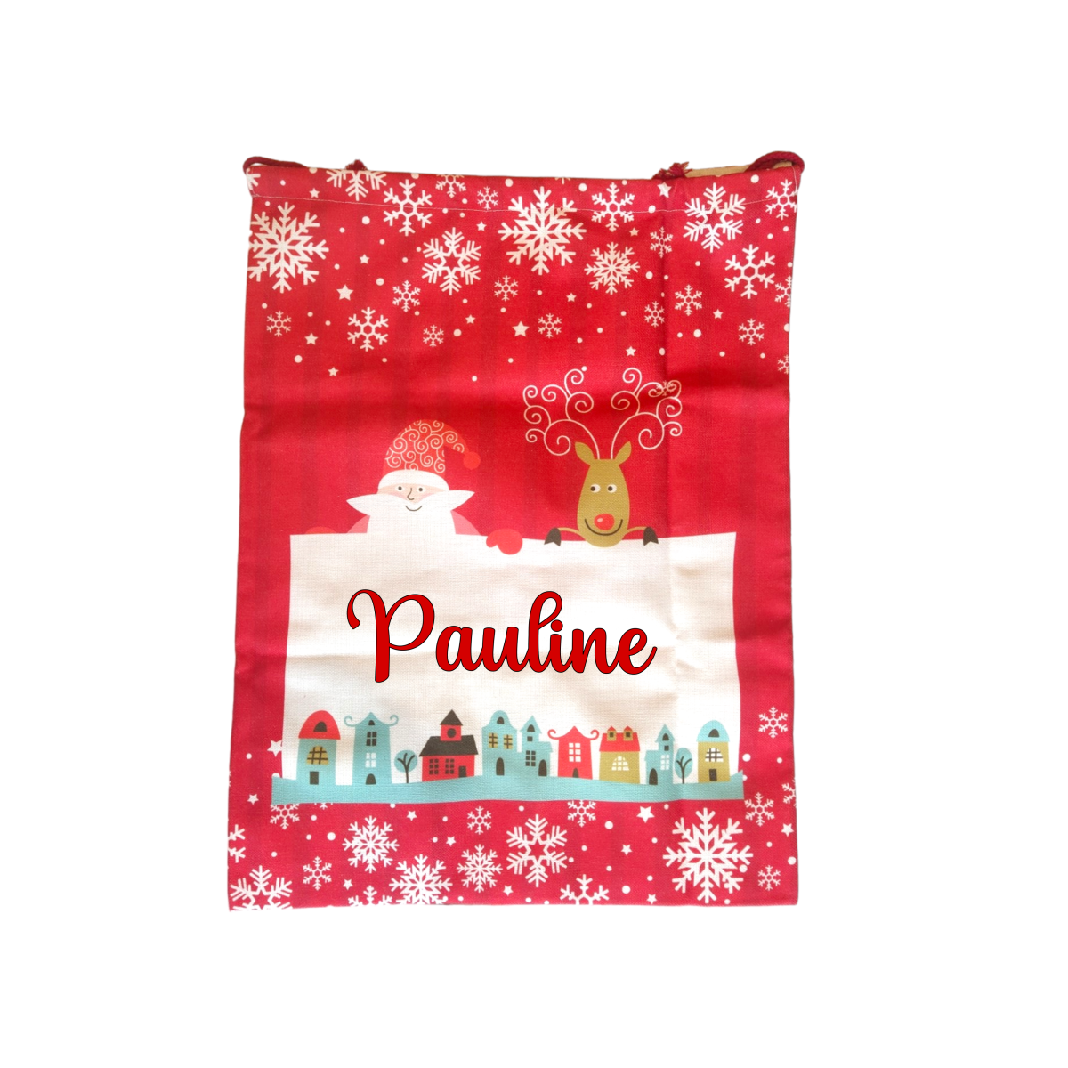 Hotte du Père Noël - Rouge – Image 3