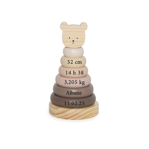 Tour à empiler Ourson Nature