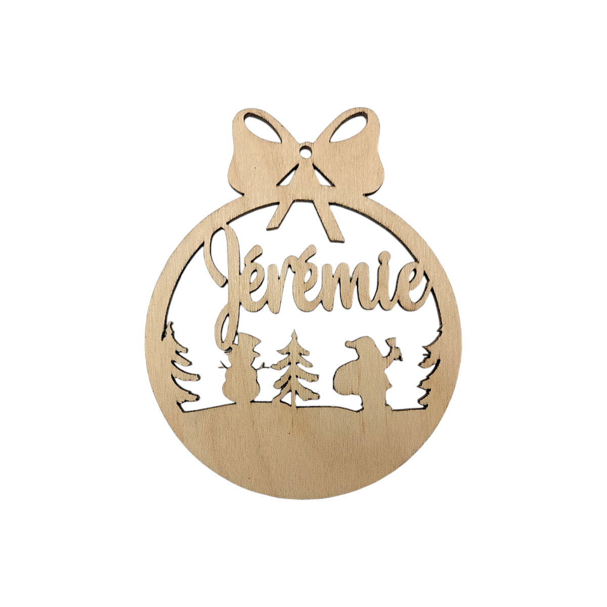 Boule de Noël – ”Le Père Noël arrive ...”