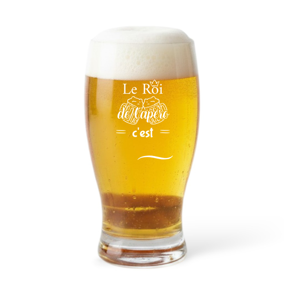 Verre à bière ”Le Roi de l'apéro” – Image 3