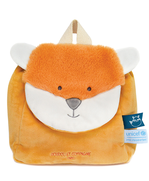 Sac à dos peluche Renard — Collection UNICEF