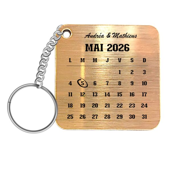 Porte-clé "La Date"