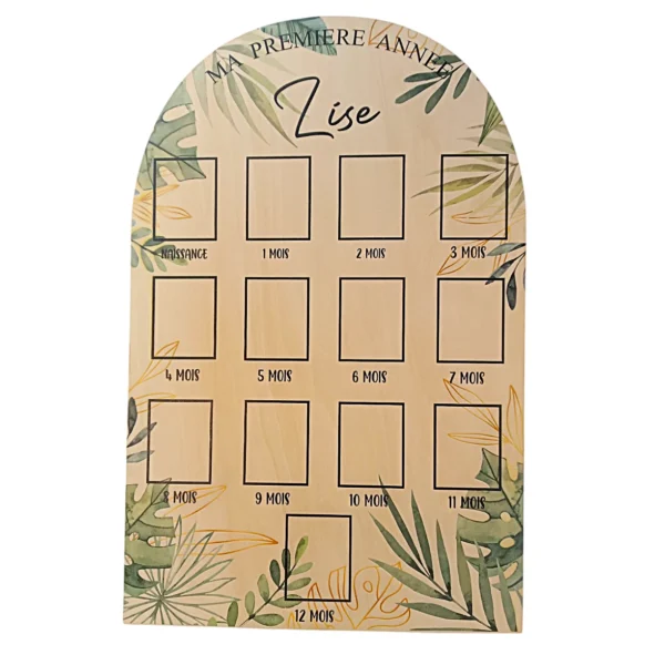 Pancarte Tropical - Ma première année