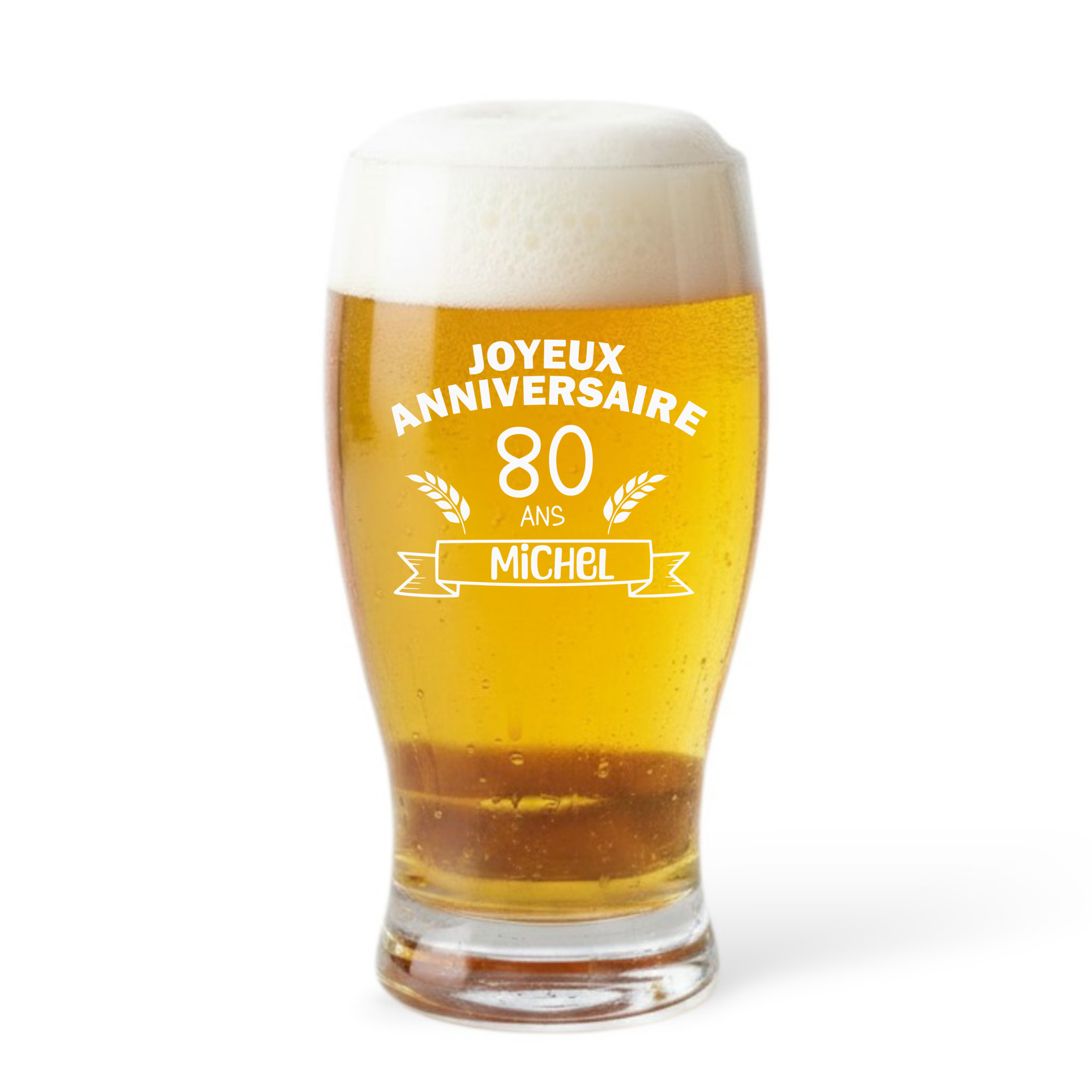 Verre à bière - Joyeux anniversaire