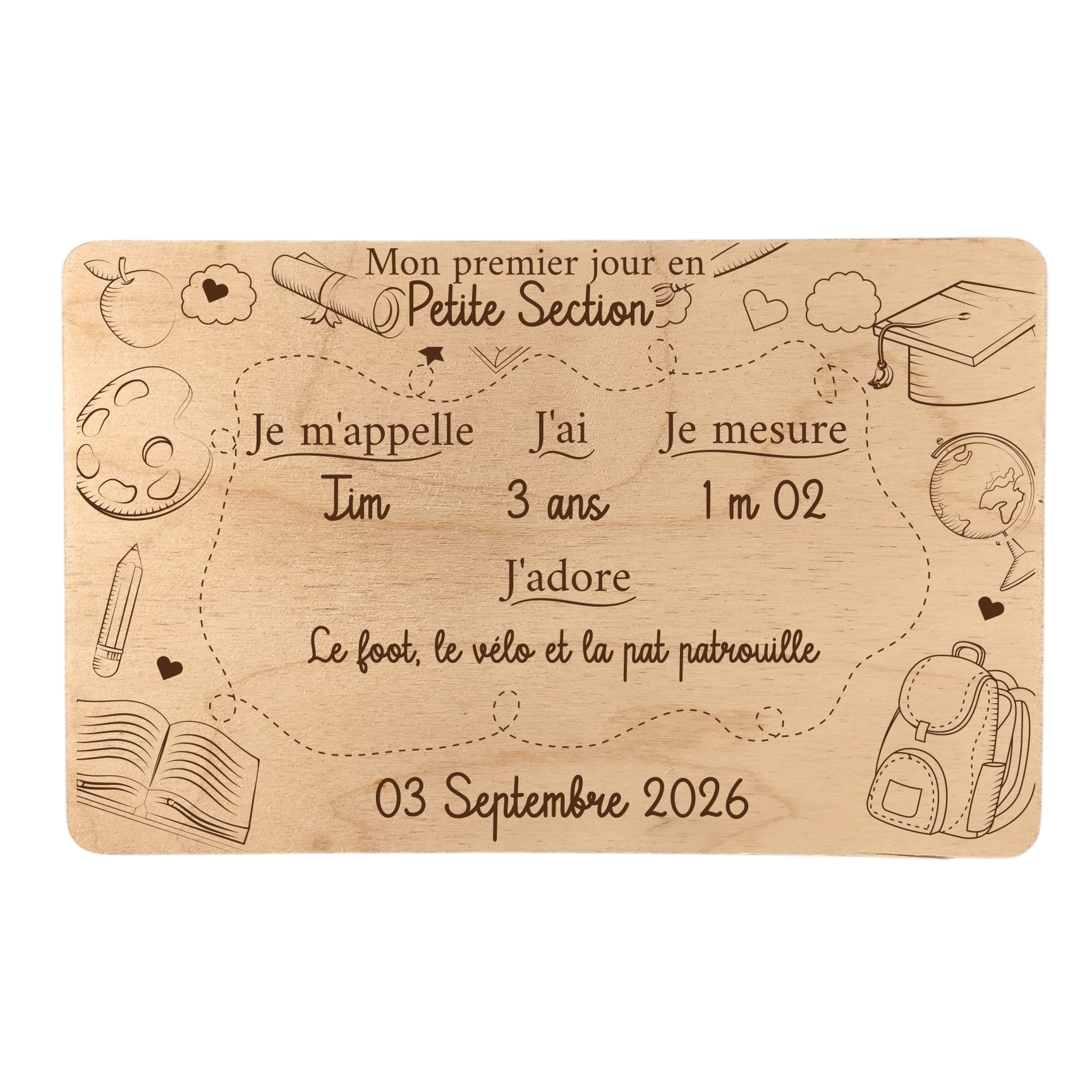 Pancarte Rentrée Scolaire